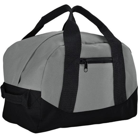 Other - 12" Mini Two Tone Duffle Bag Gray